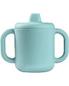 Béaba Tazza con Beccuccio in Silicone - 170 ml - Blu - Per Imparare a Bere da Soli Tazze