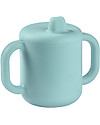Béaba Tazza con Beccuccio in Silicone - 170 ml - Blu - Per Imparare a Bere da Soli Tazze