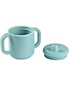 Béaba Tazza con Beccuccio in Silicone - 170 ml - Blu - Per Imparare a Bere da Soli Tazze