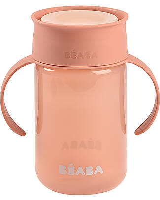 Béaba Tazza da Apprendimento 360° Con Manici - Rosa - 340 ml Tazze