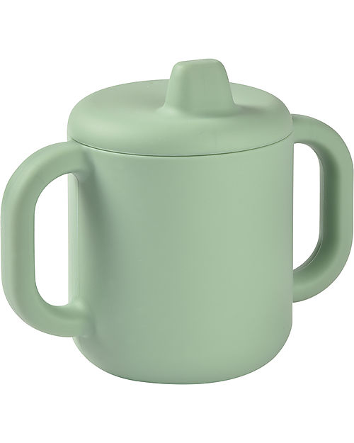 Béaba Tazza da Apprendimento con Beccuccio in Silicone - Verde Salvia - Per Imparare a Bere da Soli Tazze