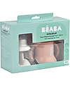 Béaba Tazza di Apprendimento Evolutive 3 in 1 - Biberon, Tazza e Borraccia - Rosa Tazze