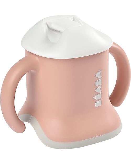 Béaba Tazza di Apprendimento Evolutive 3 in 1 - Biberon, Tazza e Borraccia - Rosa Tazze