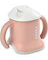 Béaba Tazza di Apprendimento Evolutive 3 in 1 - Biberon, Tazza e Borraccia - Rosa Tazze