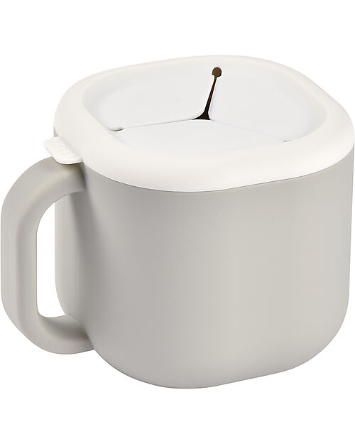 Béaba Tazza Pick & Snack - Grigio - Silicone Alimentare Tazze