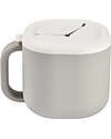 Béaba Tazza Pick & Snack - Grigio - Silicone Alimentare Tazze