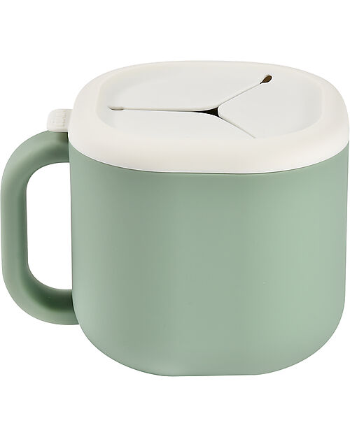 Béaba Tazza Pick & Snack - Salvia - Silicone Alimentare Tazze