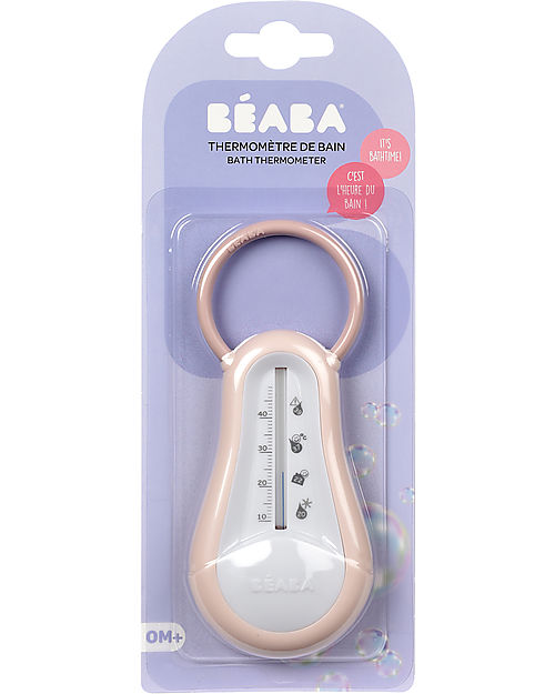 Béaba Termometro da Bagno - Rosa Antico - Bagnetto Sempre alla Temperatura Ottimale Termometri