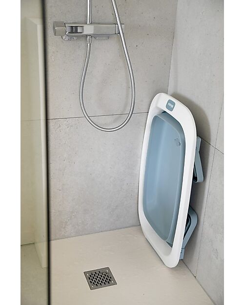 Béaba Vasca da Bagno Pieghevole Eazy Pop Camélé'O - Blu - Dalla Nascita Vaschette e Accessori