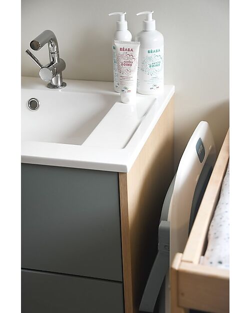 Béaba Vasca da Bagno Pieghevole Eazy Pop Camélé'O - Blu - Dalla Nascita Vaschette e Accessori