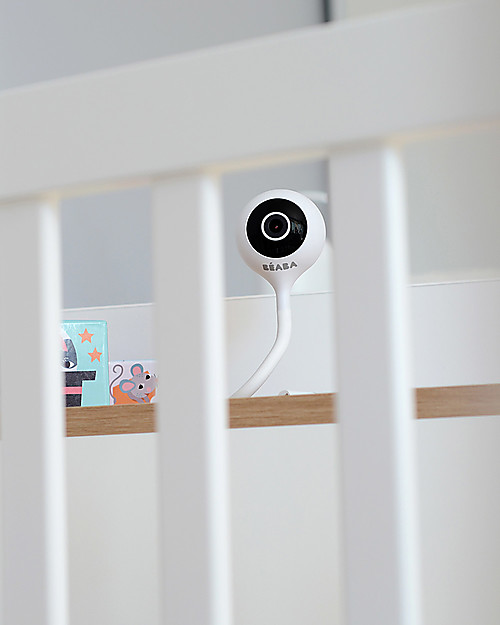 Béaba Video Baby Monitor ZEN Connect - Bianco - Sistema di Monitoraggio di Ultima Generazione Disponibile su Telefono Cellulare Baby Monitor
