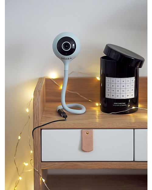 Béaba Video Baby Monitor Zen Connect - Grigio - Sistema di Monitoraggio di Ultima Generazione Disponibile su Telefono Cellulare Baby Monitor
