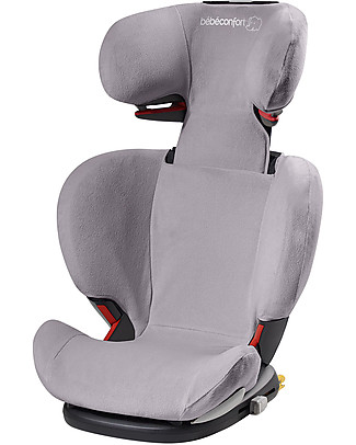 Bébé Confort Fodera Estiva per Seggiolino Auto RodiFix Airprotect, Grigio chiaro - In spugna di cotone Accessori Seggiolini Auto
