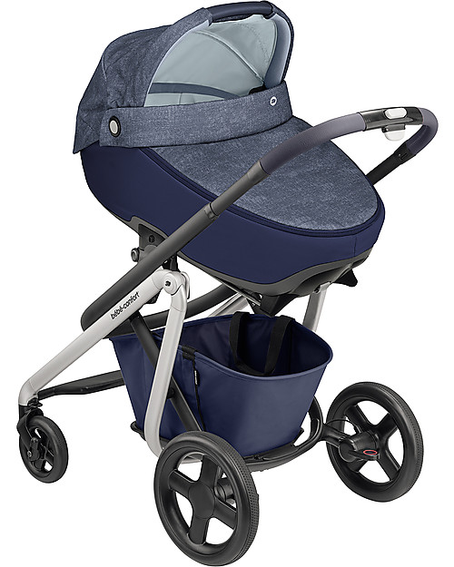 Bébé Confort Navicella Jade, Nomad Blue - Fino a 6 mesi, Omologata R129 con sistema Isofix! Carrozzine e Navicelle
