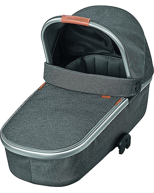 Bébé Confort Navicella Oria per Passeggini, Sparkling Grey - Fino a 6 mesi, Pieghevole! Carrozzine e Navicelle