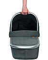 Bébé Confort Navicella Oria per Passeggini, Sparkling Grey - Fino a 6 mesi, Pieghevole! Carrozzine e Navicelle
