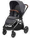 Bébé Confort Passeggino Adorra, Sparkling Grey - Dalla Nascita Fino a 3,5 anni, con Ampio Cestello! Passeggini Classici