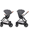 Bébé Confort Passeggino Adorra, Sparkling Grey - Dalla Nascita Fino a 3,5 anni, con Ampio Cestello! Passeggini Classici