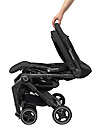 Bébé Confort Passeggino Leggero Lara, Nomad Black - Pesa Solo 6 kg, Omologato per Aereo! Passeggini Leggeri