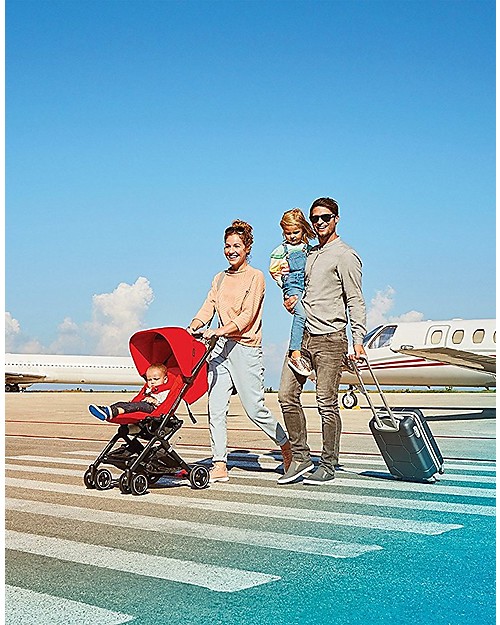Bébé Confort Passeggino Leggero Lara, Nomad Red - Pesa Solo 6 kg, Omologato per Aereo! Passeggini Leggeri