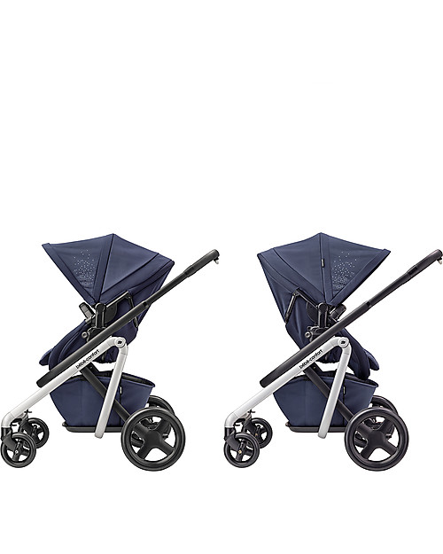 Bébé Confort Passeggino Lila, Nomad Blue - Fino a 3,5 anni, Sviluppato con i Pediatri! Passeggini Gemellari