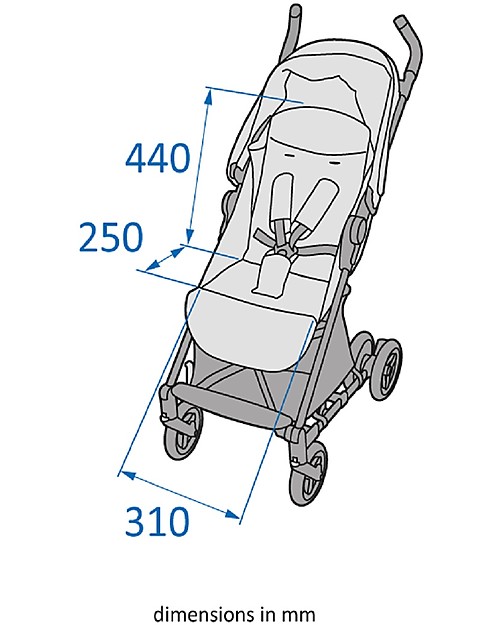 Bébé Confort Passeggino Mara - Grigio Chiaro - Dalla Nascita Fino a 3,5 anni - Ultracompatto e leggero Passeggini Leggeri