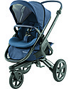 Bébé Confort Passeggino Nova 3 Ruote, Nomad Blue - Fino a 3,5 anni, si chiude da solo! Passeggini Classici