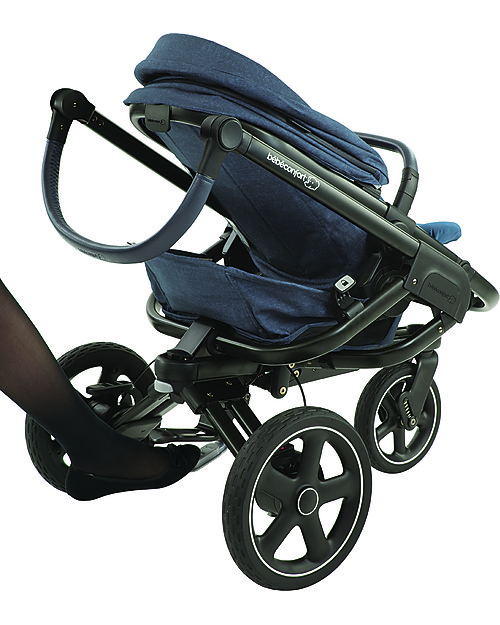 Bébé Confort Passeggino Nova 3 Ruote, Nomad Blue - Fino a 3,5 anni, si chiude da solo! Passeggini Classici