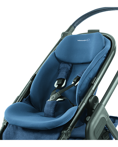 Bébé Confort Passeggino Nova 3 Ruote, Nomad Blue - Fino a 3,5 anni, si chiude da solo! Passeggini Classici
