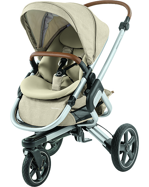 Bébé Confort Passeggino Nova 3 Ruote, Nomad Sand - Fino a 3,5 anni, si chiude da solo! Passeggini Classici