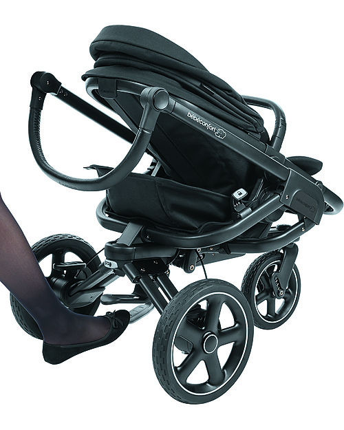 Bébé Confort Passeggino Nova 3 Ruote, Triangle Black - Fino a 3,5 anni, si chiude da solo! Passeggini Classici