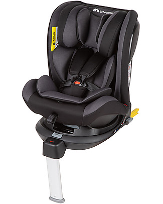 Bébé Confort Seggiolino Auto Girevole EvolveFix - Grigio - Gr 0+/1/2/3 - Dalla Nascita a 12 anni Seggiolini Auto Bimbi Piccoli