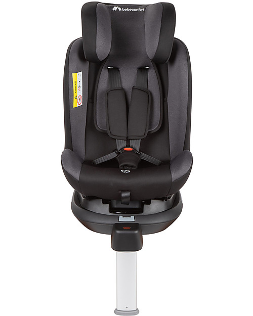 Bébé Confort Seggiolino Auto Girevole EvolveFix - Grigio - Gr 0+/1/2/3 - Dalla Nascita a 12 anni Seggiolini Auto Gruppo 1/2/3