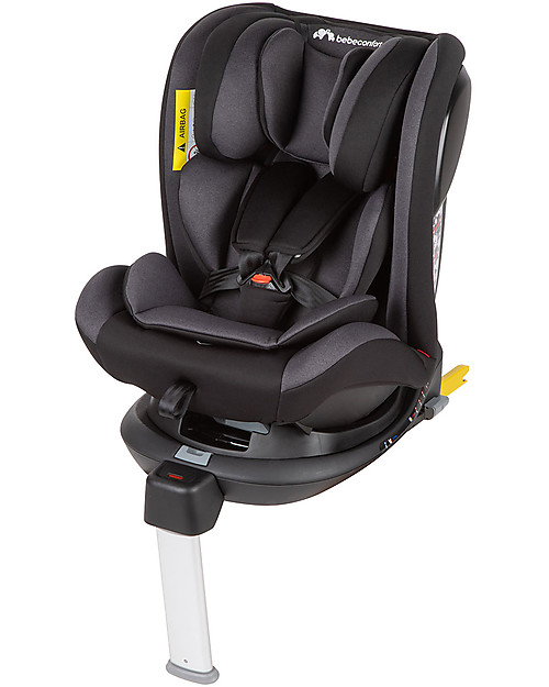 Bébé Confort Seggiolino Auto Girevole EvolveFix - Grigio - Gr 0+/1/2/3 - Dalla Nascita a 12 anni Seggiolini Auto Gruppo 1/2/3
