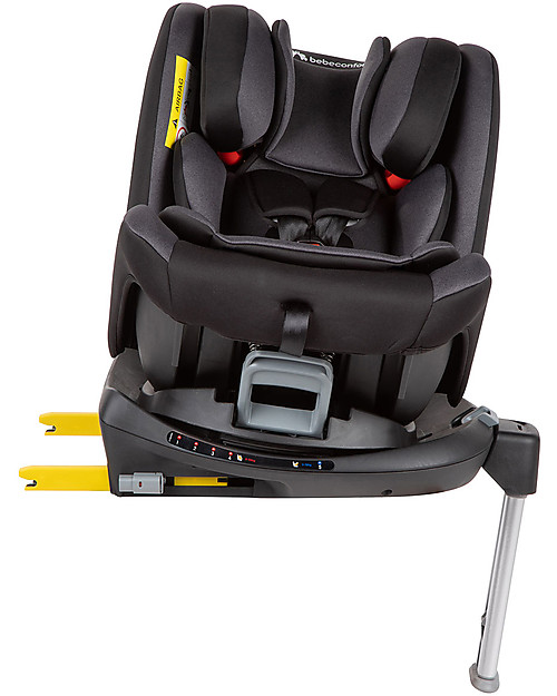 Bébé Confort Seggiolino Auto Girevole EvolveFix - Grigio - Gr 0+/1/2/3 - Dalla Nascita a 12 anni Seggiolini Auto Gruppo 1/2/3