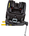 Bébé Confort Seggiolino Auto Girevole EvolveFix - Grigio - Gr 0+/1/2/3 - Dalla Nascita a 12 anni Seggiolini Auto Gruppo 1/2/3