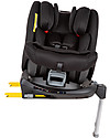 Bébé Confort Seggiolino Auto Girevole EvolveFix - Nero - Gr 0+/1/2/3 - Dalla Nascita a 12 anni Seggiolini Auto Gruppo 1/2/3