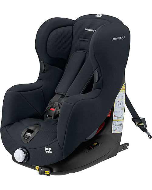 Bébé Confort Seggiolino Auto Iséos Isofix, Nero - da 9 mesi a 4 anni, Molteplice Installazione Seggiolini Auto Gruppo 1/2/3