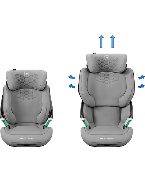 Bébé Confort Seggiolino Auto Kore Pro i-Size, Grigio, con Luce ClickAssist - da 3,5 a 12 anni! Seggiolini Auto Gruppo 2/3