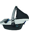 Bébé Confort Seggiolino Auto Pebble Plus 0+ e i-Size, Sparkling Grey - Da 0 a 12 mesi, Omologato i-Size R129 Seggiolini Auto Gruppo 0+/1