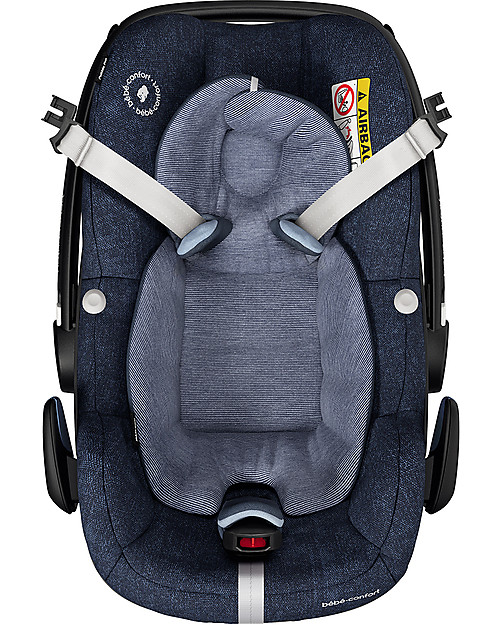 Bébé Confort Seggiolino Auto Pebble Pro i-Size, Nomad Blue - Da 0 a 12 mesi, Sicurezza i-Size Seggiolini Auto Gruppo 0+/1