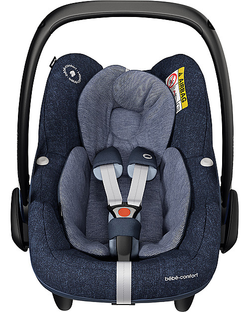 Bébé Confort Seggiolino Auto Pebble Pro i-Size, Nomad Blue - Da 0 a 12 mesi, Sicurezza i-Size Seggiolini Auto Gruppo 0+/1
