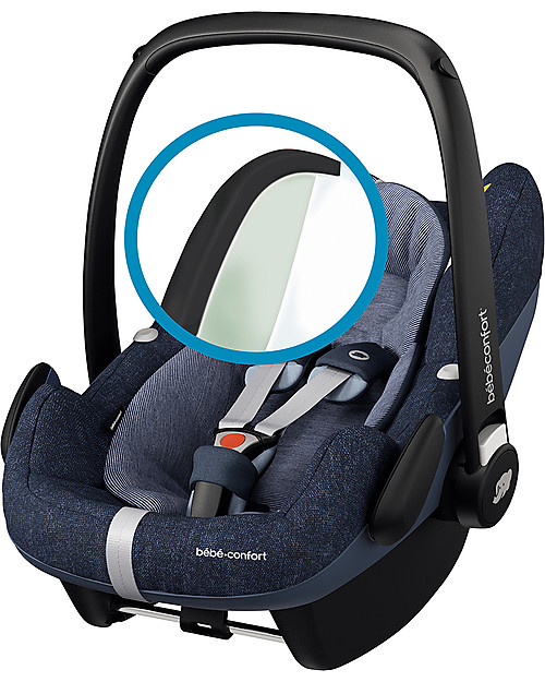 Bébé Confort Seggiolino Auto Pebble Pro i-Size, Nomad Blue - Da 0 a 12 mesi, Sicurezza i-Size Seggiolini Auto Gruppo 0+/1