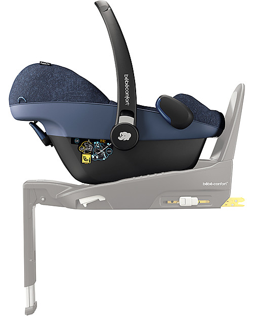 Bébé Confort Seggiolino Auto Pebble Pro i-Size, Nomad Blue - Da 0 a 12 mesi, Sicurezza i-Size Seggiolini Auto Gruppo 0+/1