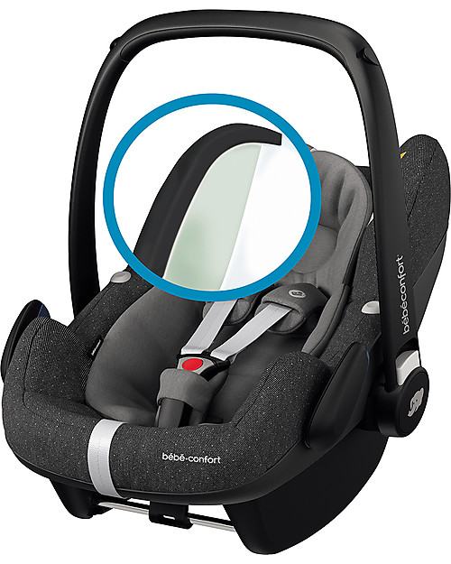 Bébé Confort Seggiolino Auto Pebble Pro i-Size, Sparkling Grey - Da 0 a 12 mesi, Sicurezza i-Size Seggiolini Auto Gruppo 0+/1