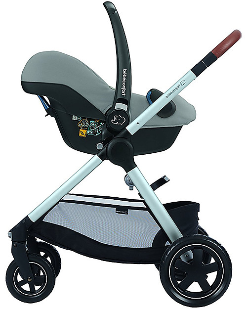 Bébé Confort Seggiolino Auto Rock 0+ e i-Size, Nomad Grey - Da 0 a 12 Mesi Seggiolini Auto Gruppo 0+/1