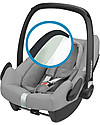 Bébé Confort Seggiolino Auto Rock 0+ e i-Size, Nomad Grey - Da 0 a 12 Mesi Seggiolini Auto Gruppo 0+/1