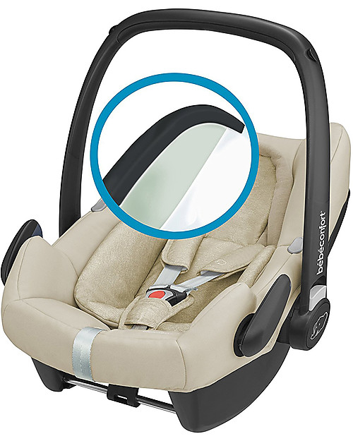 Bébé Confort Seggiolino Auto Rock 0+ e i-Size, Nomad Sand - Da 0 a 12 Mesi Seggiolini Auto Gruppo 0+/1