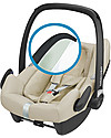 Bébé Confort Seggiolino Auto Rock 0+ e i-Size, Nomad Sand - Da 0 a 12 Mesi Seggiolini Auto Gruppo 0+/1