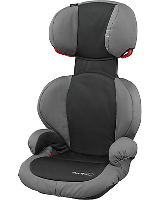 Bébé Confort Seggiolino Auto Rodi SPS Gruppo 2/3, Slate Black - Da 3,5 a 12 anni, Omologato ECE R44/04 Seggiolini Auto Bimbi Grandi